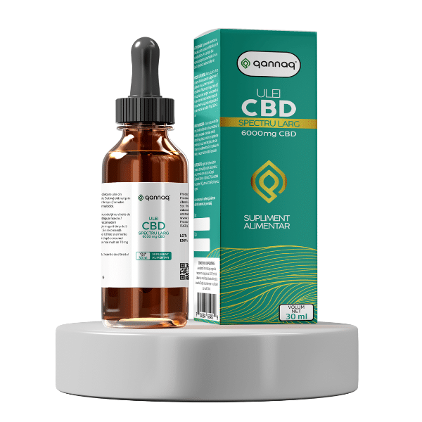 QANNAQ Ulei CBD 6000 mg - 30 ml (20%)